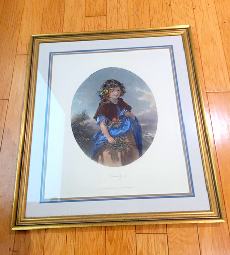 Framed matted wingham - matted, t.